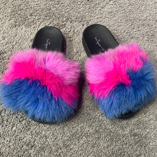 Cotton candy fur slides