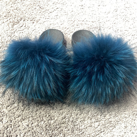 Blue fur slides