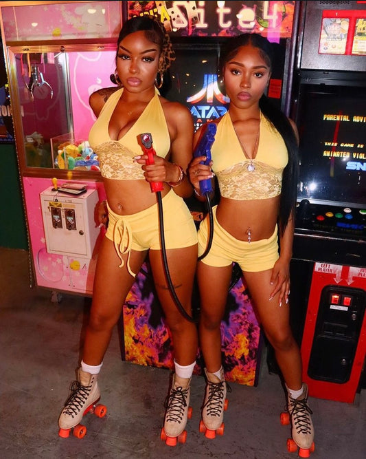 Yellow girls night out set