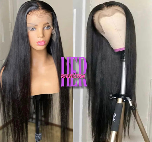 13x4 Bone Straight frontal wig unit