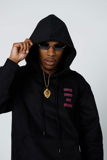 Black/ Pink BBNH hoodie