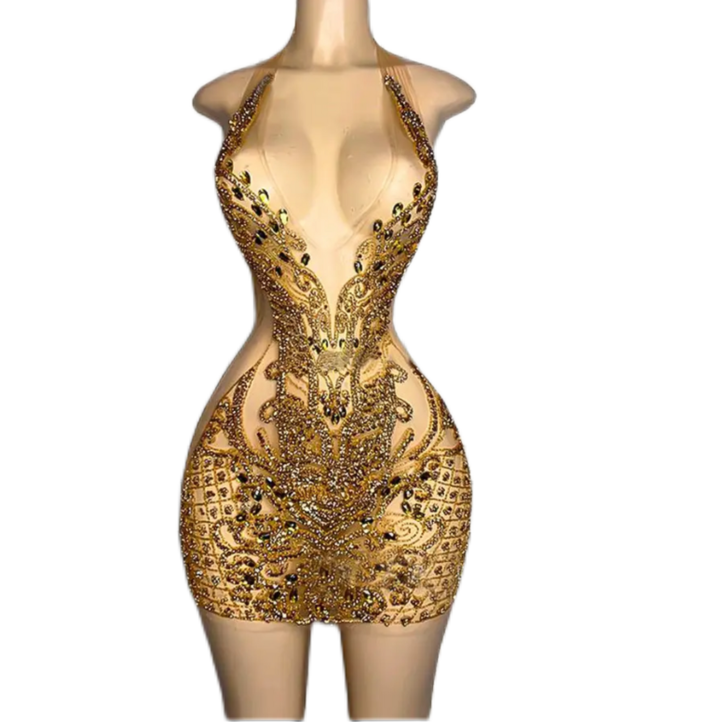 Gold Miami dress